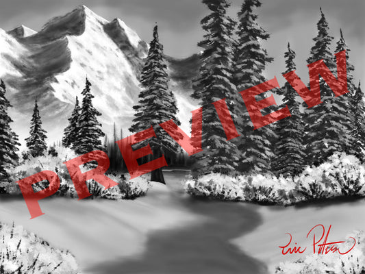 Digital Art - Mountains